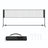 Badminton Net - Steel - Black (net + Stand)