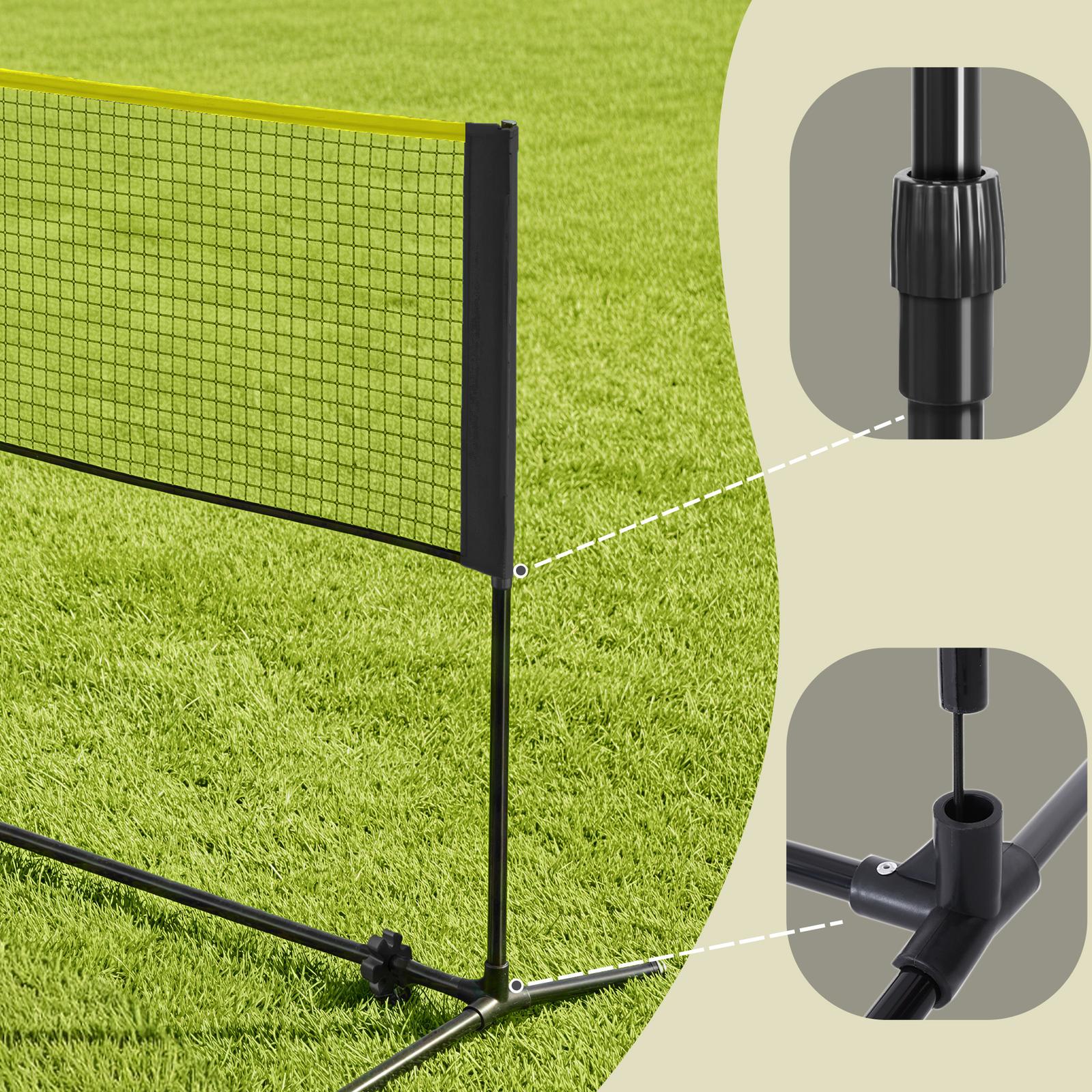 Badminton Tennis Net - Adjustable Height