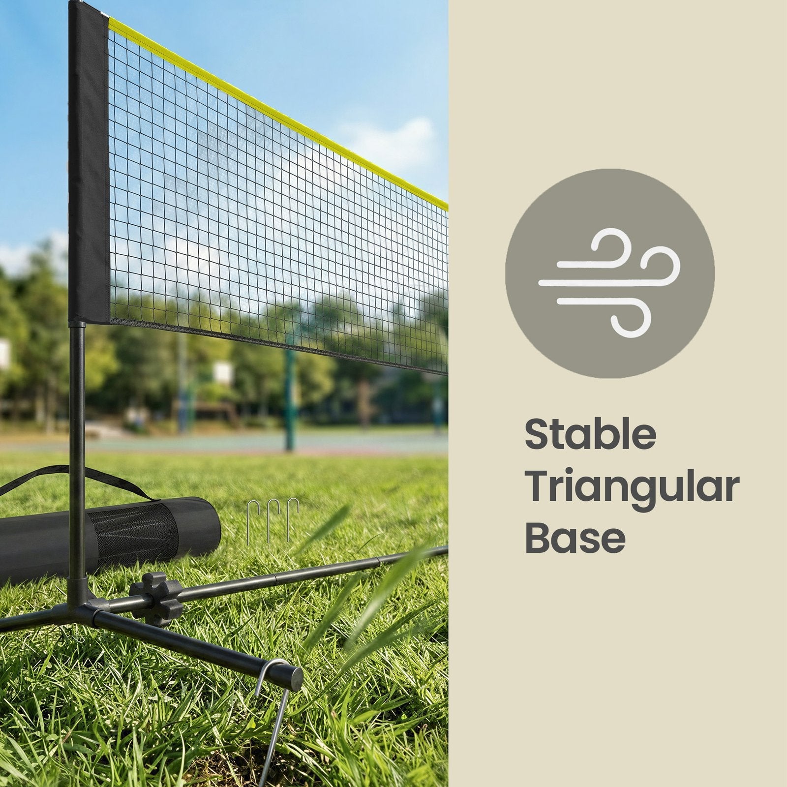 Badminton Tennis Net - Adjustable Height