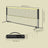 Badminton Tennis Net - Adjustable Height