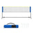 Badminton Sports Net - 5m - Steel Poles - Adjustable Height