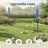 Badminton Sports Net - 5m - Steel Poles - Adjustable Height