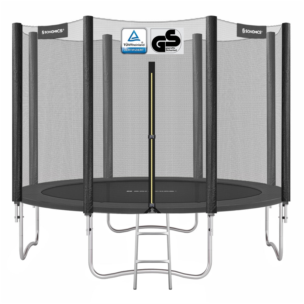 Children's Outdoor Trampoline Diameter - Frame: Steel Tubes - Black