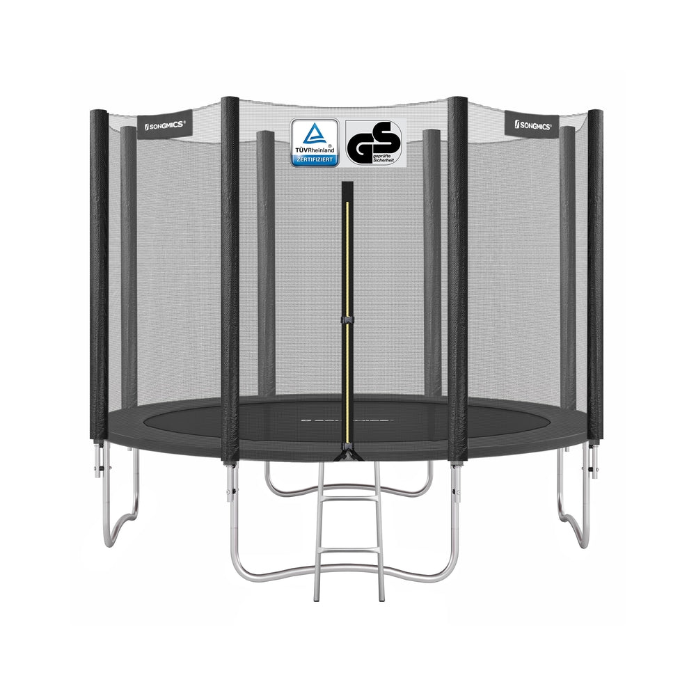 Children's Outdoor Trampoline Diameter - Frame: Steel Tubes - Black