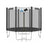 Children's Outdoor Trampoline Diameter - Frame: Steel Tubes - Black