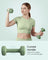 Weight Lifting Dumbbell Kit - Cast Iron with Neoprene Coating - Light Grey
