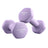 Dumbbells Set of 2 Dumbbells Strength Training Workout Fitness Training Home - Cast Iron and Neoprene Coating - Ash Purple