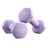 Dumbbells Set of 2 Dumbbells Strength Training Workout Fitness Training Home - Cast Iron and Neoprene Coating - Ash Purple