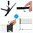 Portable Badminton Net - 4m - Adjustable Height