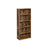 5-Tier Bookcase - Wood - Rustic Brown - Adjustable Storage Shelves