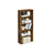 5-Tier Bookcase - Wood - Rustic Brown - Adjustable Storage Shelves