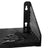 Metal Wall-Mounted Floating Shelves - Black - Set of 3 for Trinkets and Decorations