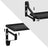 Set of 3 Wall-Mounted Metal Display Shelves - Metal - Black - Photos