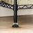 4-Tier Bathroom Shelf - Metal - Black