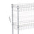 4-Tier Slim Storage Cart - Metal - Silver - Rolling Design for Small Spaces
