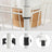Narrow Metal Storage Cart - 4-Tier - Silver - Rolling Trolley for Small Spaces