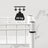Narrow Metal Storage Cart - 4-Tier - Silver - Rolling Trolley for Small Spaces