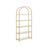 Ladder Golden Shelving Unit - Glass - Gold