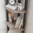 4-Tier Corner Shelf - MDF - Rustic Brown