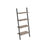 4-Tier Bookshelf - Steel - Greige and Black
