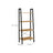 Ladder Shelf - 4-Tier Industrial Design - Engineered Wood - Hazelnut Brown and Black