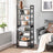 Stackable 4-Tier Shoe Organiser - Metal Mesh - Black - Compact Large Capacity for 16-24 Pairs
