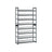 Stackable Shoe Rack Set - Metal Mesh - Black - 12-Tier Capacity for 48-60 Pairs of Shoes
