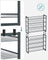 Stackable Shoe Rack Set - Metal Mesh - Black - 12-Tier Capacity for 48-60 Pairs of Shoes