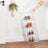 Shoe Storage Organisers - Plastic - White - Stackable with Clear Doors