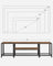 3-Tier TV Cabinet - Wood - Open Shelves for TVs up to 75 Inches