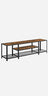 3-Tier TV Cabinet - Wood - Open Shelves for TVs up to 75 Inches