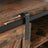TV Stand - Rustic Brown and Black - Sliding Barn Doors