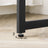 Folding Writing Desk - Wood - Greige and Black - No Tools Required