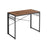 Foldable Computer Desk - Wood - Greige and Black