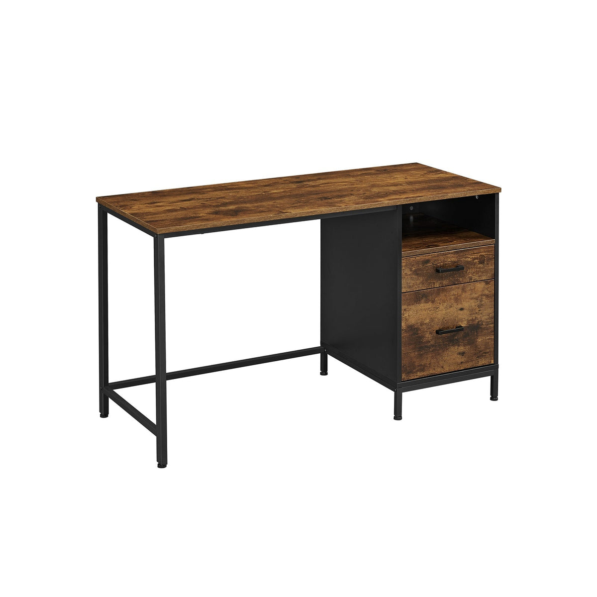 Computer Desk – File Cabinet – Spacious Worktop