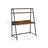 Computer Desk - Wood - Rustic Brown and Black - Multifunctional Storage Shelves