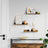 Floating Shelves Set - Rustic Brown - Wooden