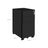 Mobile File Cabinet - Wood - White - Lockable and Wheeled Design for Document Storage