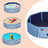 Foldable Pet Swimming Pool - Blue - PVC
