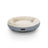 Round Dog and Cat Bed - Fabric - Grey - Washable Donut Shape