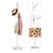 Coat Stand - Solid Wood - White - Free Standing with 8 Hooks