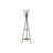 Hall Rack Stand - Wood - Hazelnut Brown and Black