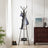 Hall Rack Stand - Wood - Hazelnut Brown and Black