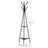 Hall Rack Stand - Wood - Hazelnut Brown and Black