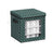 Christmas Ornament Storage Box - Fabric - Green - 64 Compartment Design with Modular Dividers