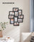 Photo Frame Collage - MDF - White - Wall Mounted for 10 Photos in 4" x 6" Size