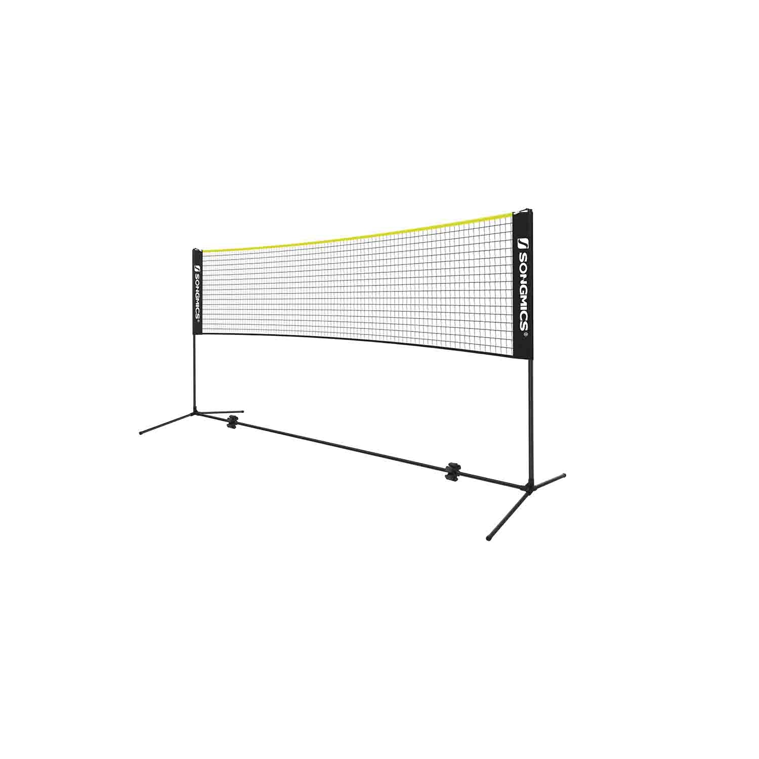 Portable Badminton Net - 5m - Adjustable Poles
