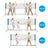 Badminton Net Set - 5m - Adjustable Height