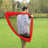 Folding Soccer Goal Set - Quick Assembly, Set of 2 - Steel - Red