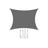 Sun Shade Sail - Tear-Resistant Polyester - Smoky Grey - 93% UV Protection